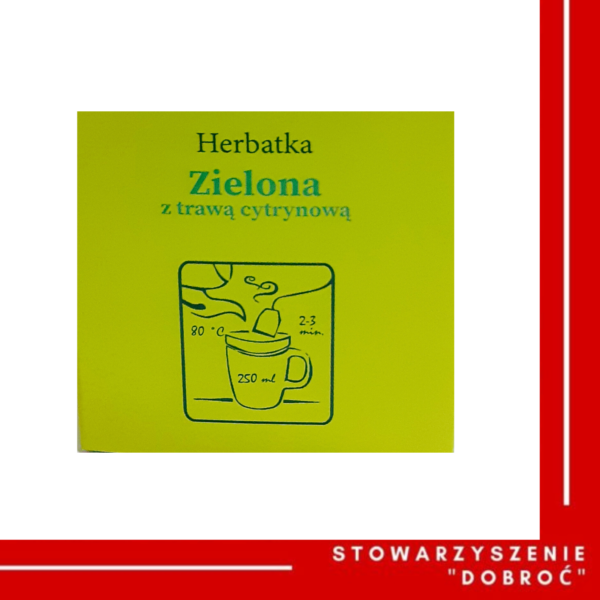 Herbata zielona z trawą cytrynową - obrazek 3