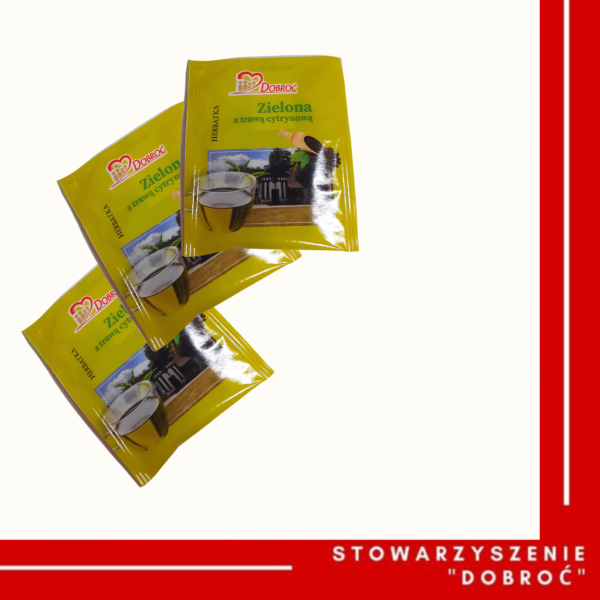 Herbata zielona z trawą cytrynową - obrazek 2