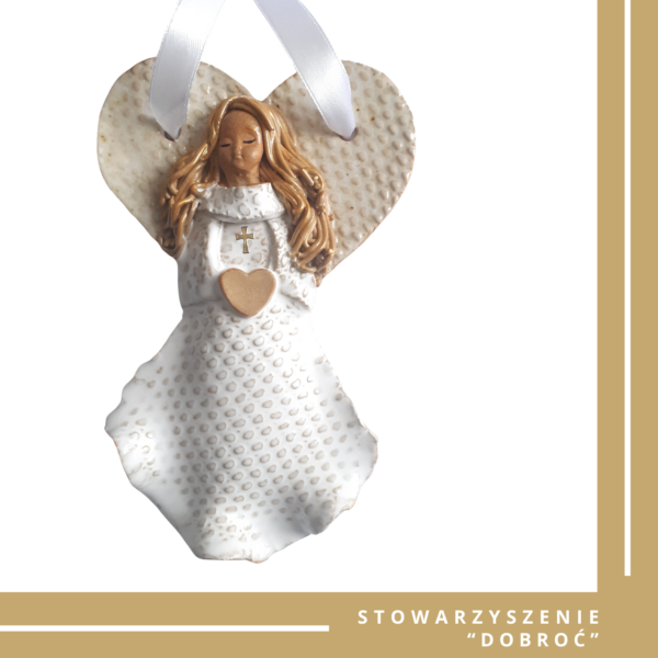 Aniołek ceramiczny