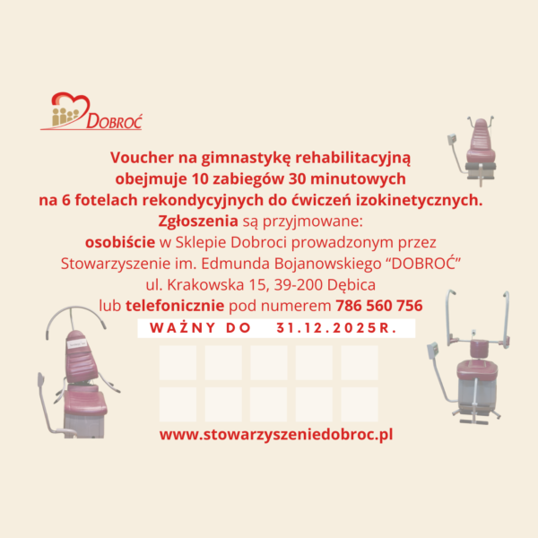 Voucher na gimnastykę rehabilitacyjną - obrazek 2